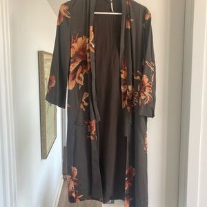 Free people duster long cardigan